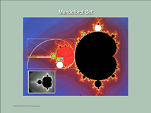 Mandelbrot set and the golden mean